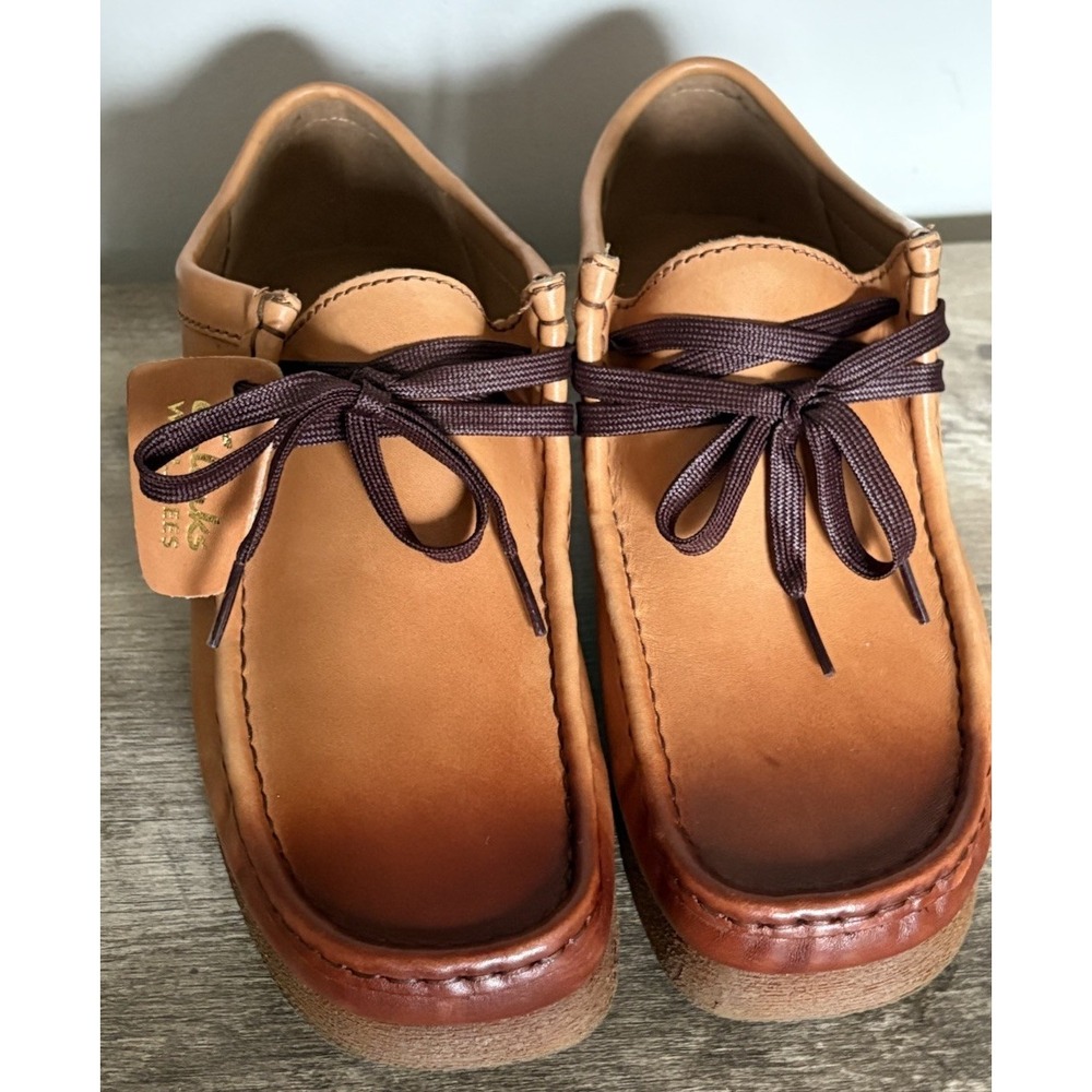 Clarks Wallabee 2 26158274 Mens Brown Leather Lace‎ Up Chukkas Boots Size 8 - Picture 15 of 16